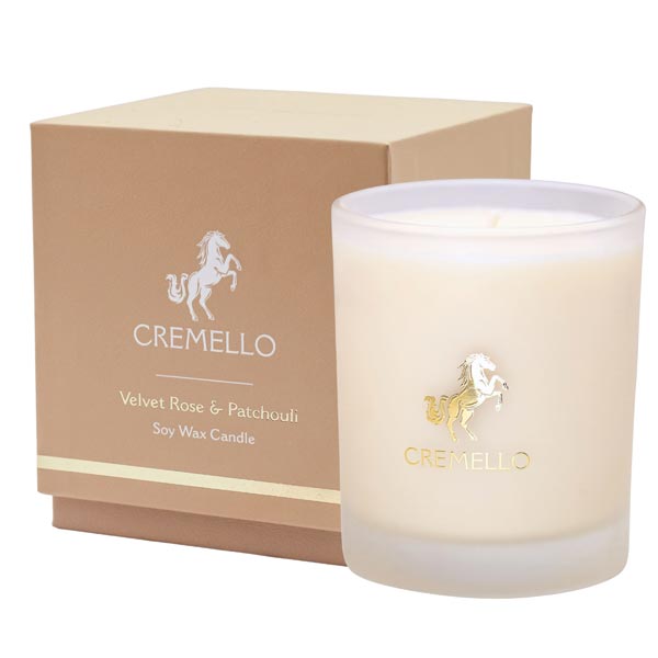 Cremello Candle Range: Velvet Rose & Patchouli